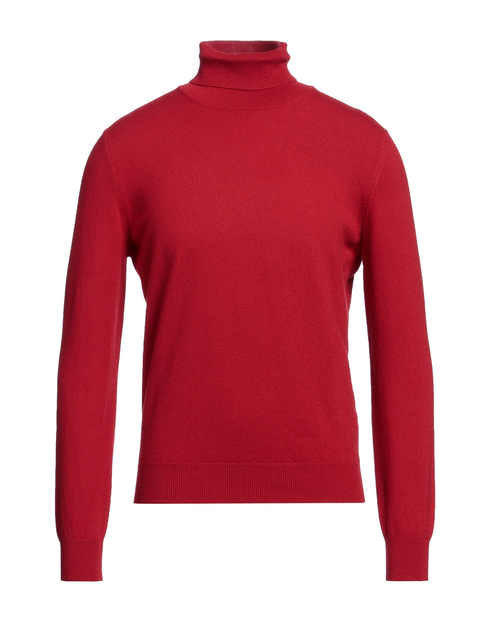 LA FILERIA Rollkragenpullover Herren Tomatenrot von LA FILERIA