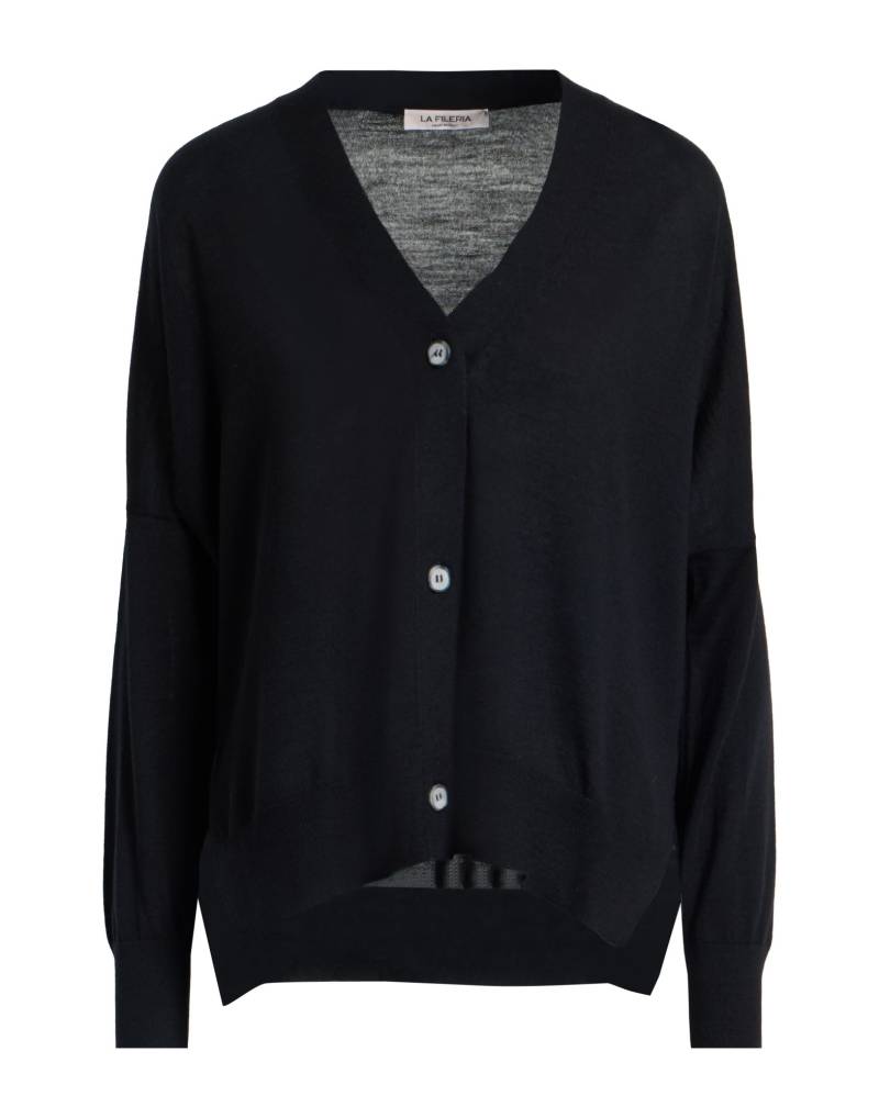 LA FILERIA Strickjacke Damen Schwarz von LA FILERIA
