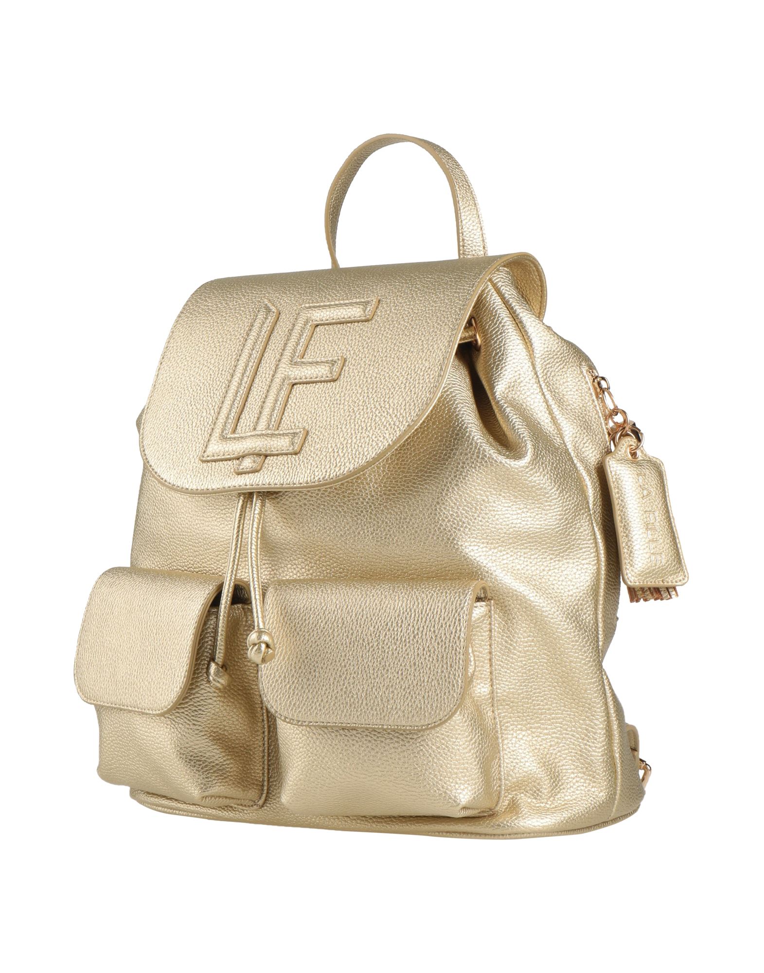 LA FILLE des FLEURS Rucksack Damen Platin von LA FILLE des FLEURS