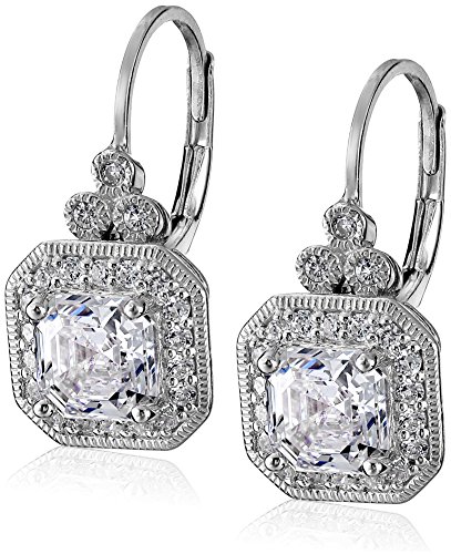 La Lumiere - 925 Sterling SIlber platiniert Rundschliff transparent Swarovski Zirkonia von LA LUMIERE