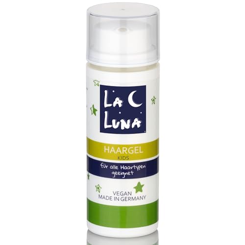 Haargel für Kinder,Kids Styling Haar|vegan|Jungs Frisuren|coole Frisur|ohne Parabene nicht klebend| wasserlöslich|Hair Pflege Kleinkind Kinderhaar Stylen,LA LUNA 50ml von LA LUNA