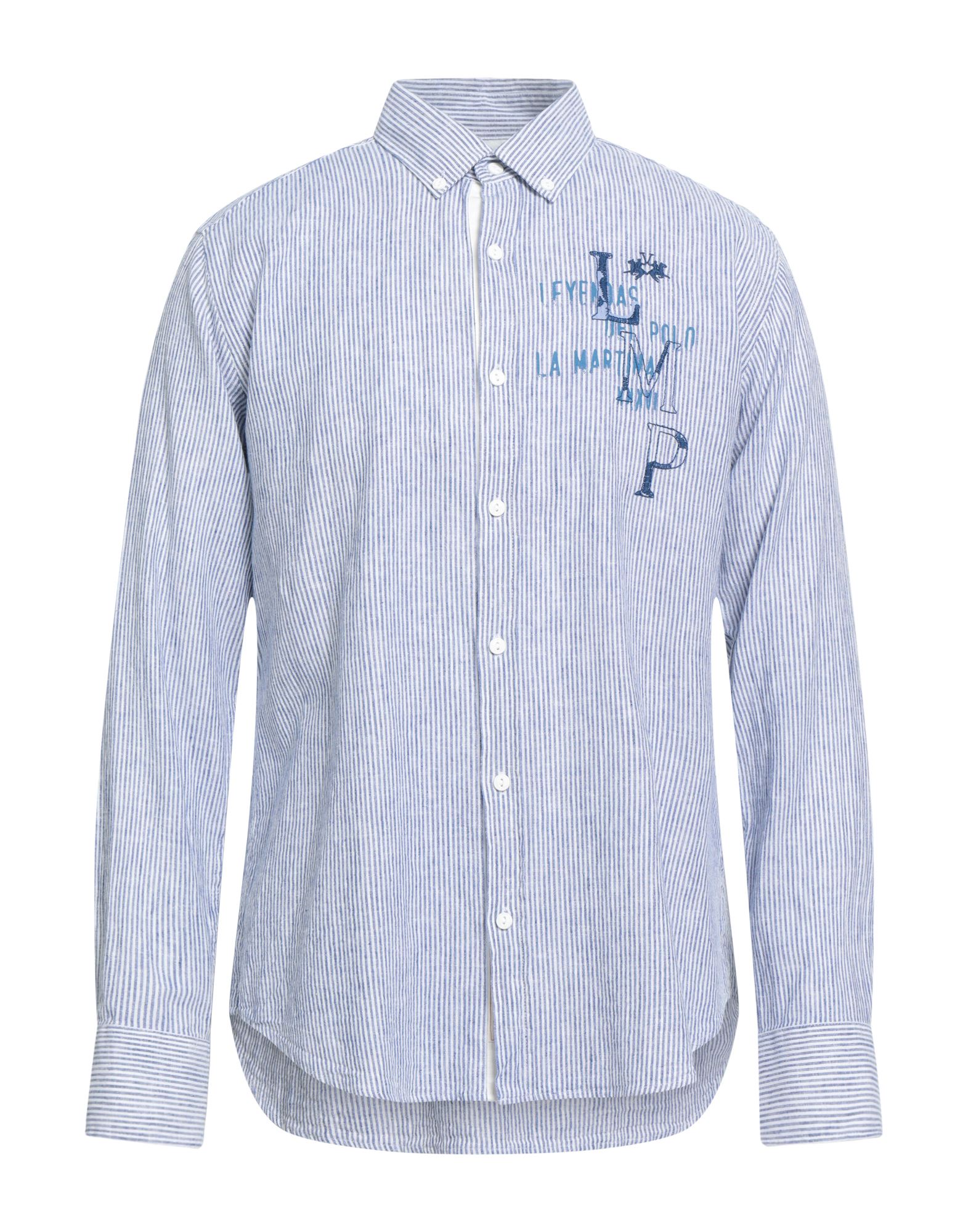 LA MARTINA Hemd Herren Marineblau von LA MARTINA