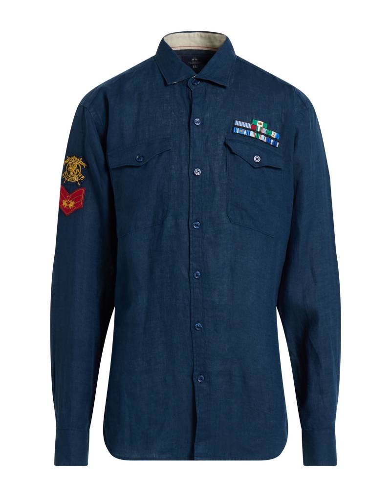 LA MARTINA Hemd Herren Nachtblau von LA MARTINA