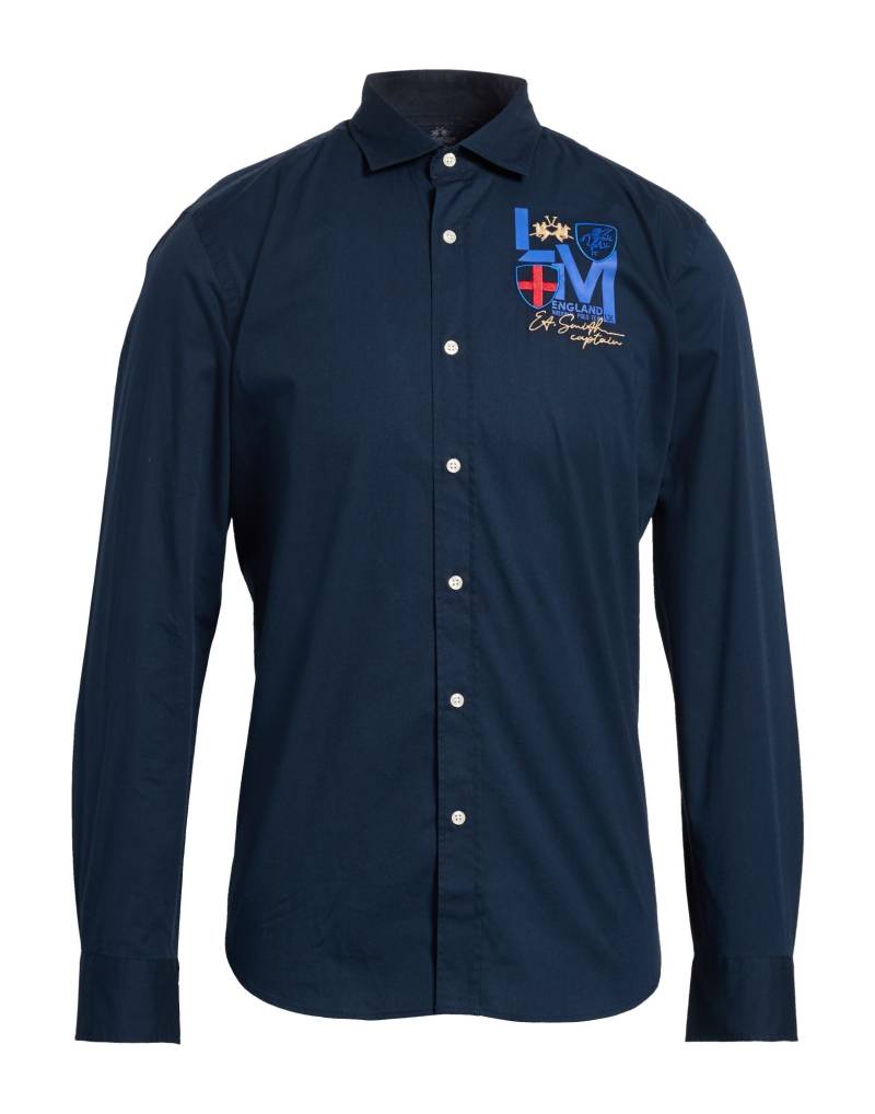 LA MARTINA Hemd Herren Nachtblau von LA MARTINA