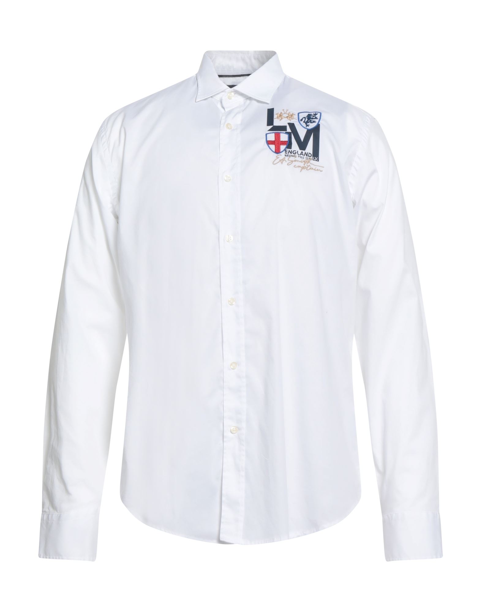 LA MARTINA Hemd Herren Weiß von LA MARTINA