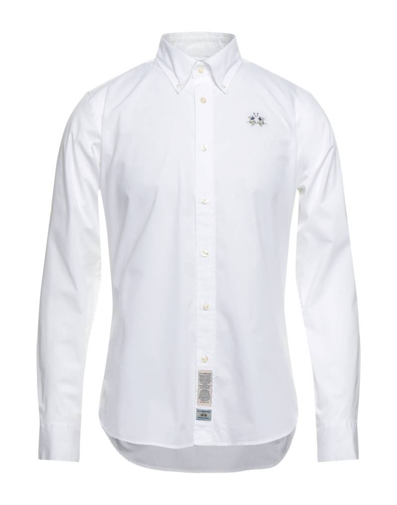 LA MARTINA Hemd Herren Weiß von LA MARTINA