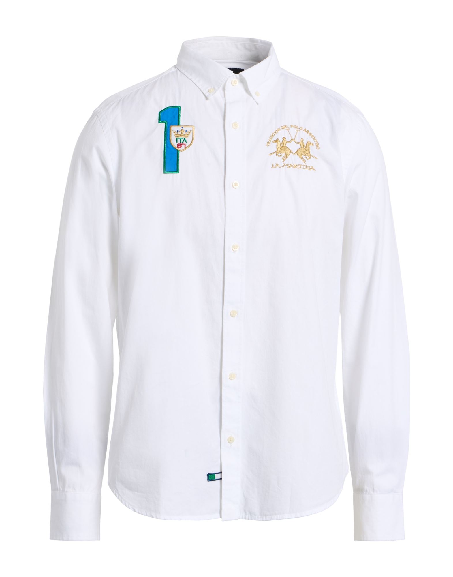 LA MARTINA Hemd Herren Weiß von LA MARTINA