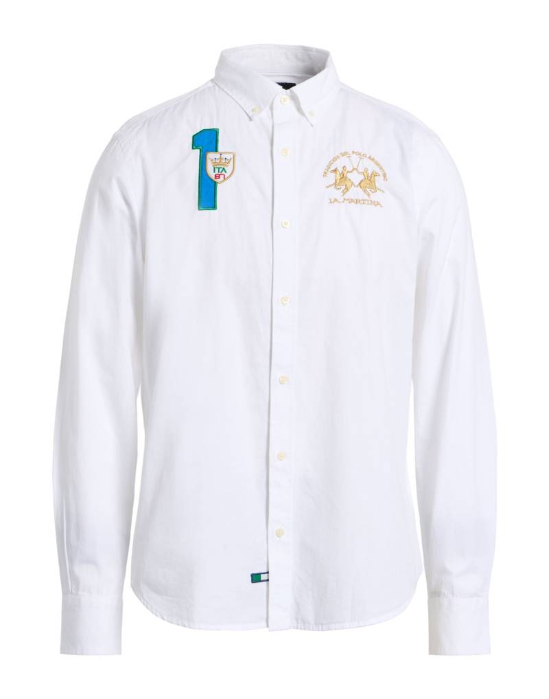 LA MARTINA Hemd Herren Weiß von LA MARTINA