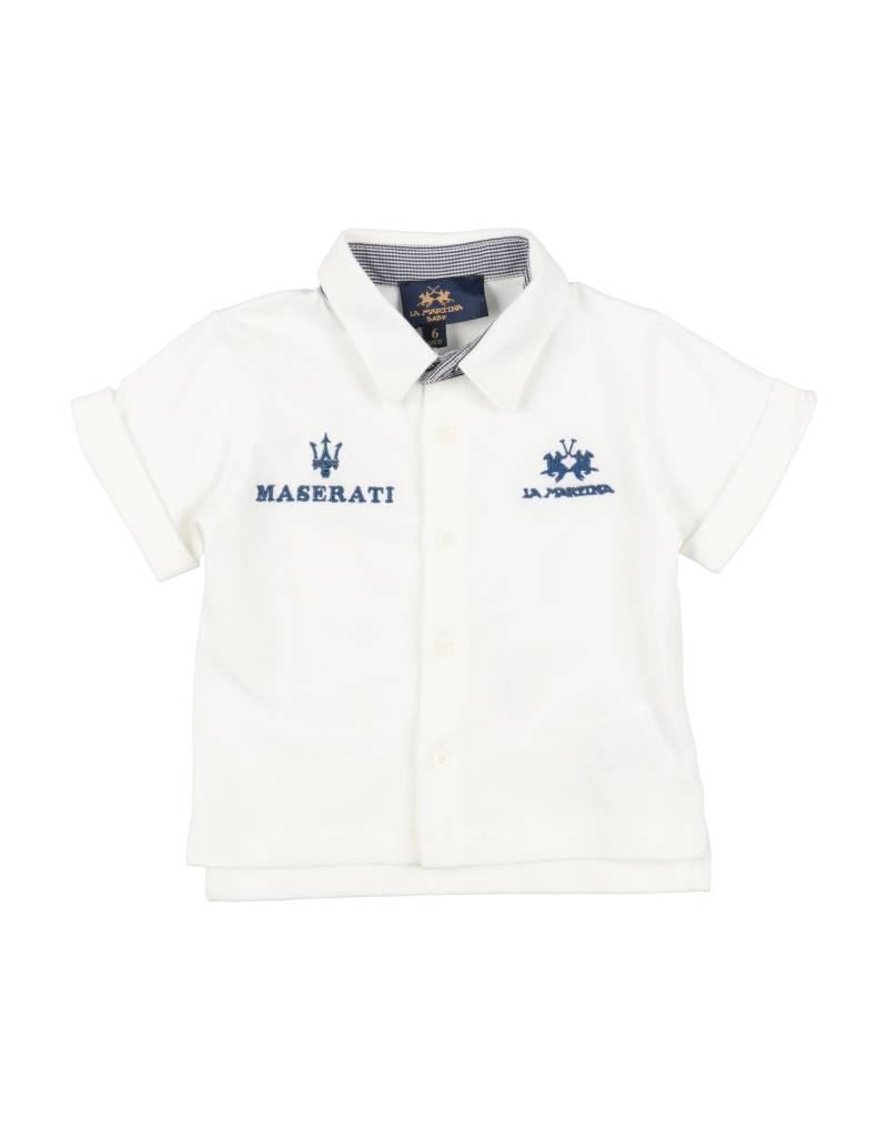 LA MARTINA Hemd Kinder Weiß von LA MARTINA