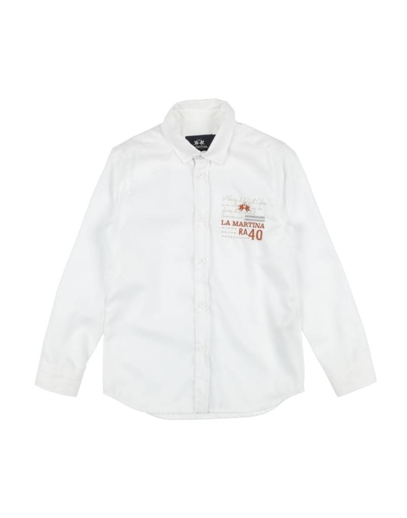 LA MARTINA Hemd Kinder Weiß von LA MARTINA