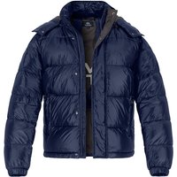 LA MARTINA Herren Jacke blau Mikrofaser unifarben von LA MARTINA