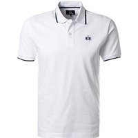 LA MARTINA Herren Polo-Shirt weiß Baumwoll-Piqué von LA MARTINA