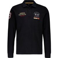 LA MARTINA Herren Pullover schwarz Baumwolle gestreift von LA MARTINA