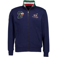 LA MARTINA Herren Cardigan blau unifarben von LA MARTINA