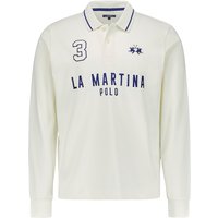 LA MARTINA Herren Pullover weiß Gestreift von LA MARTINA