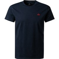 LA MARTINA Herren T-Shirt blau Baumwolle von LA MARTINA