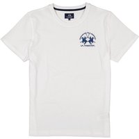 LA MARTINA Herren T-Shirt weiß Baumwolle von LA MARTINA