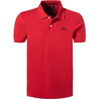 LA MARTINA Herren Polo-Shirt rot Baumwoll-Piqué von LA MARTINA