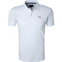 LA MARTINA Herren Polo-Shirt weiß Baumwoll-Piqué Slim Fit von LA MARTINA