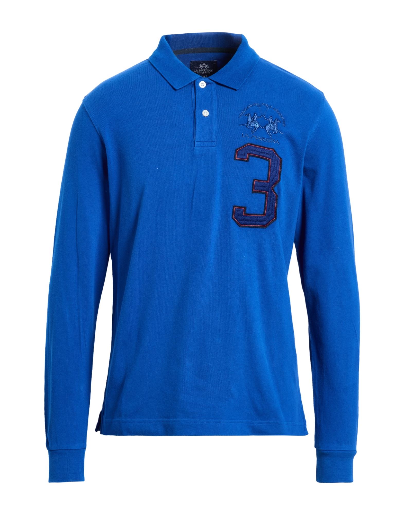 LA MARTINA Poloshirt Herren Azurblau LA MARTINA Poloshirt Herren Azurblau von LA MARTINA