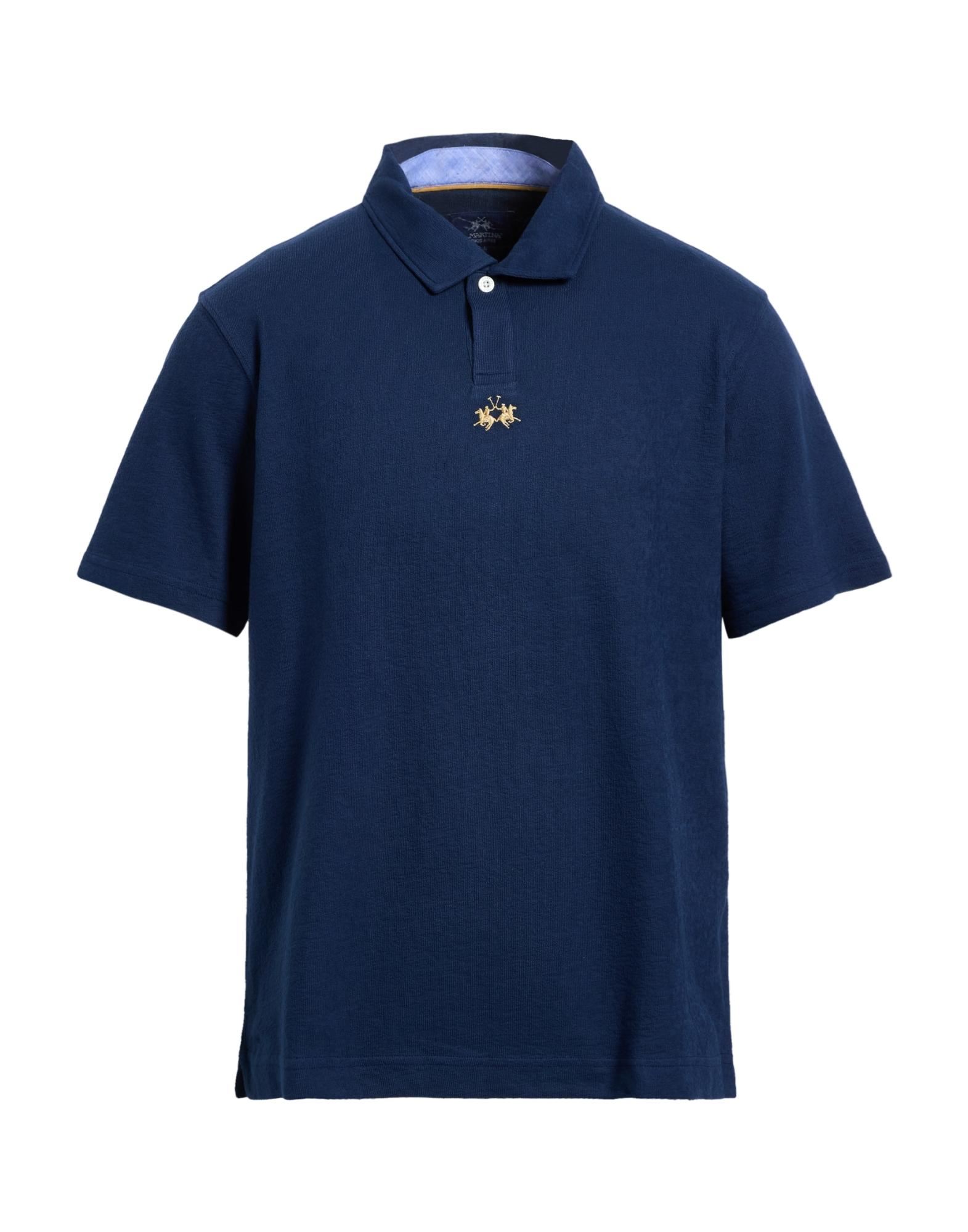LA MARTINA Poloshirt Herren Marineblau von LA MARTINA
