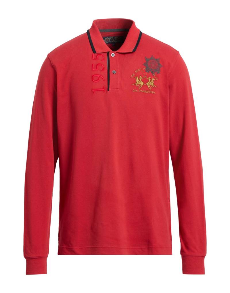 LA MARTINA Poloshirt Herren Rot LA MARTINA Poloshirt Herren Rot von LA MARTINA