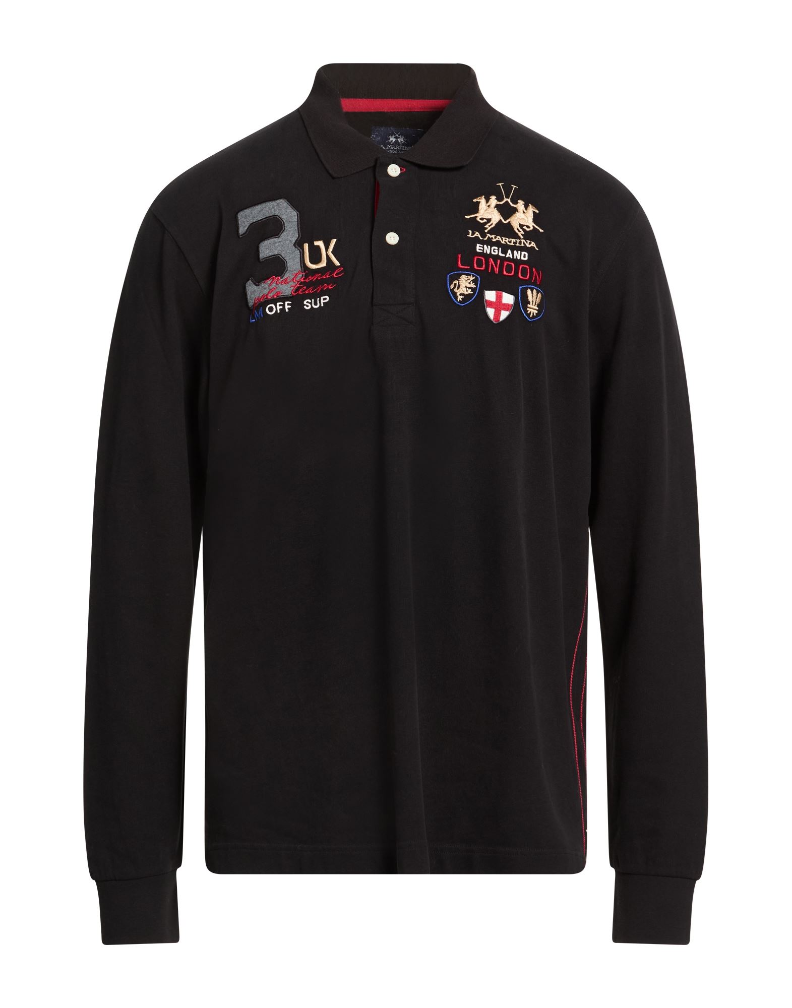 LA MARTINA Poloshirt Herren Schwarz von LA MARTINA