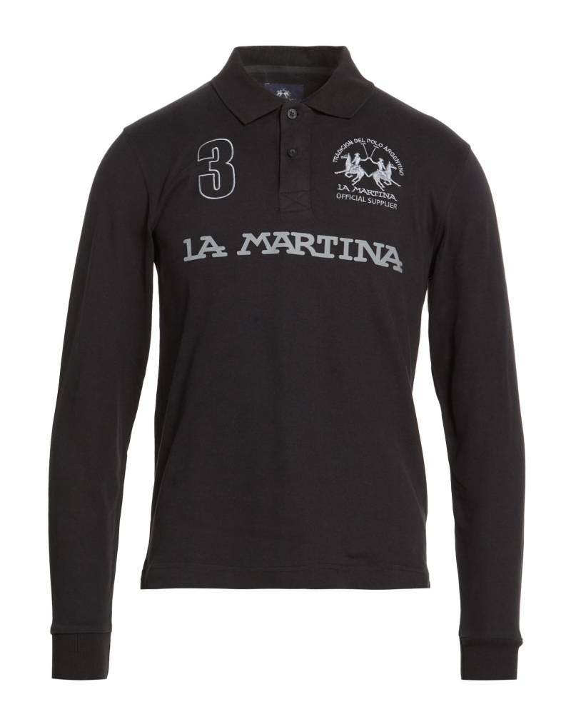 LA MARTINA Poloshirt Herren Schwarz von LA MARTINA