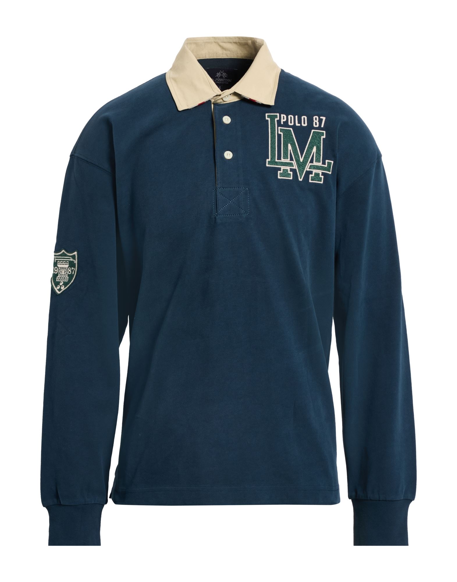 LA MARTINA Poloshirt Herren Taubenblau LA MARTINA Poloshirt Herren Taubenblau von LA MARTINA