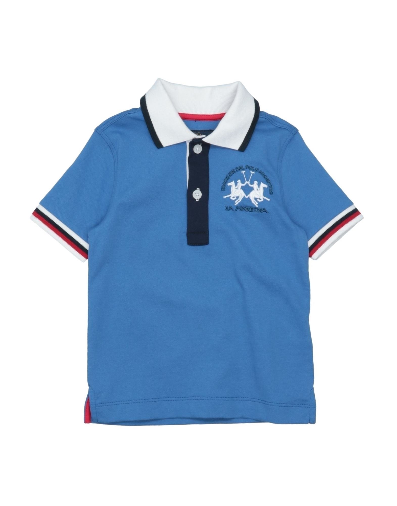 LA MARTINA Poloshirt Kinder Azurblau von LA MARTINA