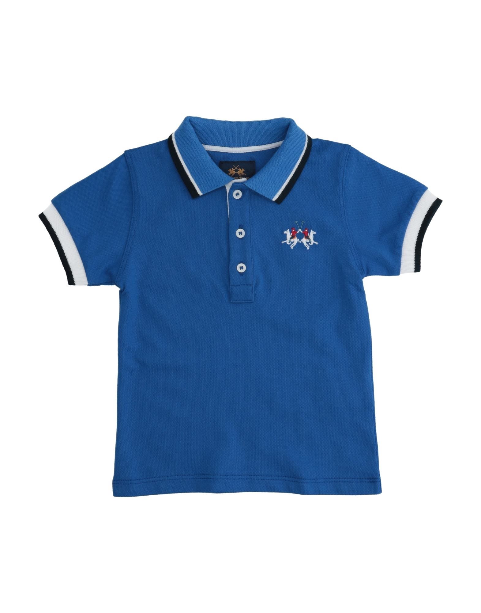 LA MARTINA Poloshirt Kinder Azurblau LA MARTINA Poloshirt Kinder Azurblau von LA MARTINA