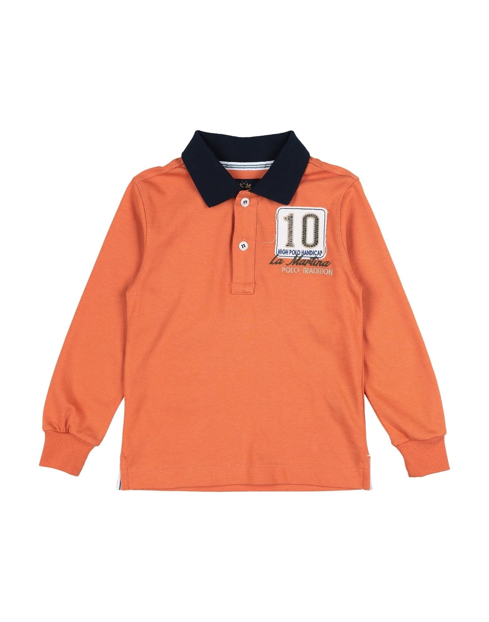 LA MARTINA Poloshirt Kinder Orange von LA MARTINA