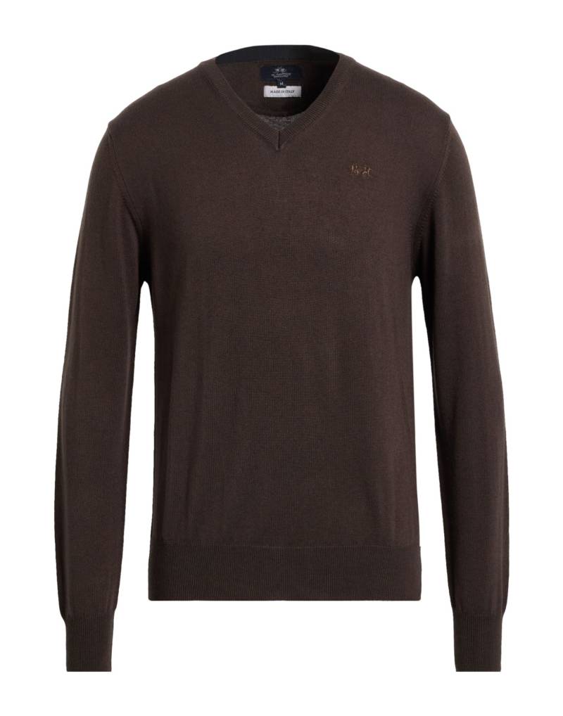 LA MARTINA Pullover Herren Dunkelbraun LA MARTINA Pullover Herren Dunkelbraun von LA MARTINA