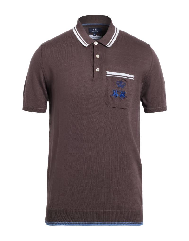 LA MARTINA Pullover Herren Schokobraun von LA MARTINA