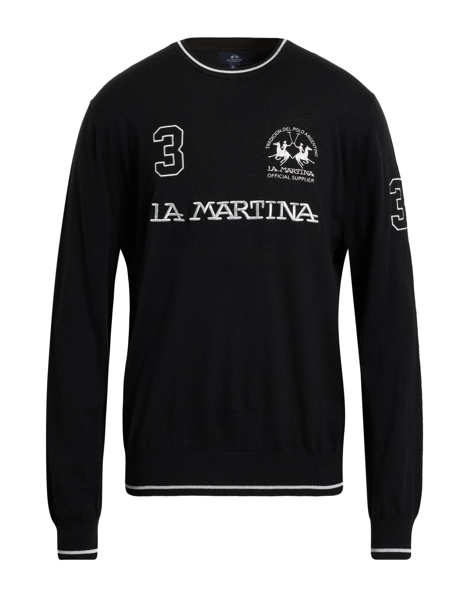 LA MARTINA Pullover Herren Schwarz von LA MARTINA