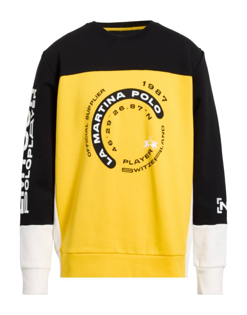 LA MARTINA Sweatshirt Herren Gelb von LA MARTINA