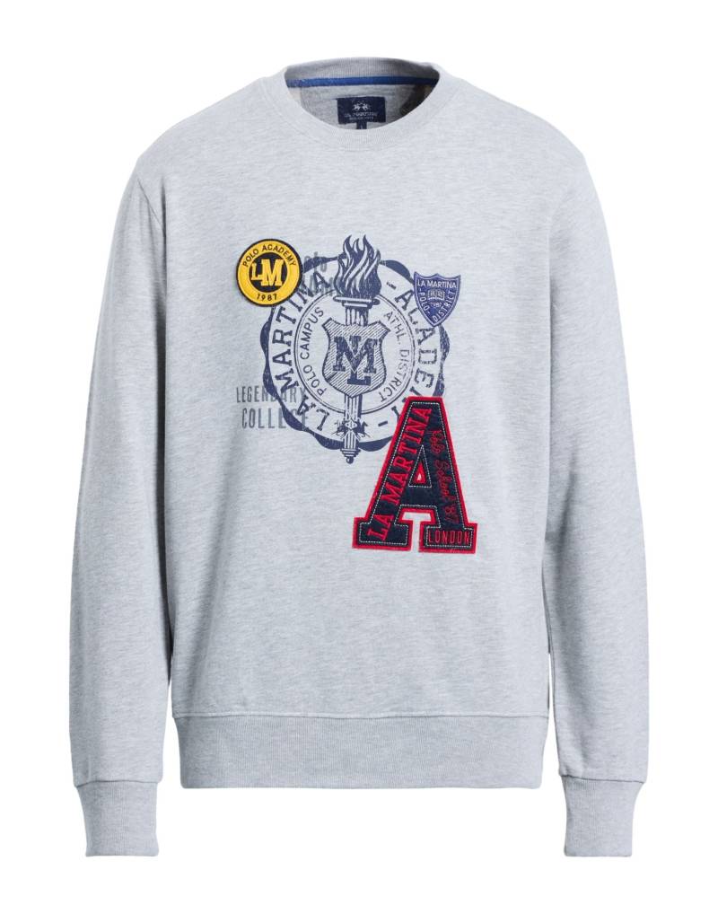 LA MARTINA Sweatshirt Herren Hellgrau von LA MARTINA