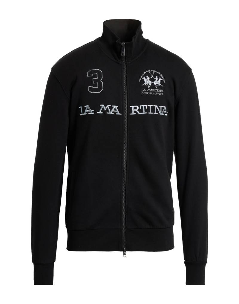 LA MARTINA Sweatshirt Herren Schwarz LA MARTINA Sweatshirt Herren Schwarz von LA MARTINA