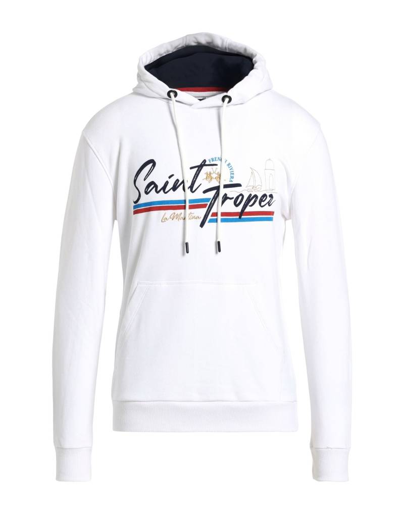 LA MARTINA Sweatshirt Herren Weiß LA MARTINA Sweatshirt Herren Weiß von LA MARTINA