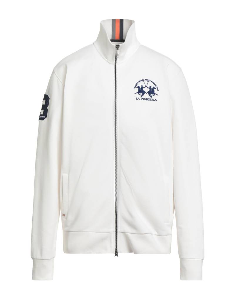 LA MARTINA Sweatshirt Herren Weiß von LA MARTINA