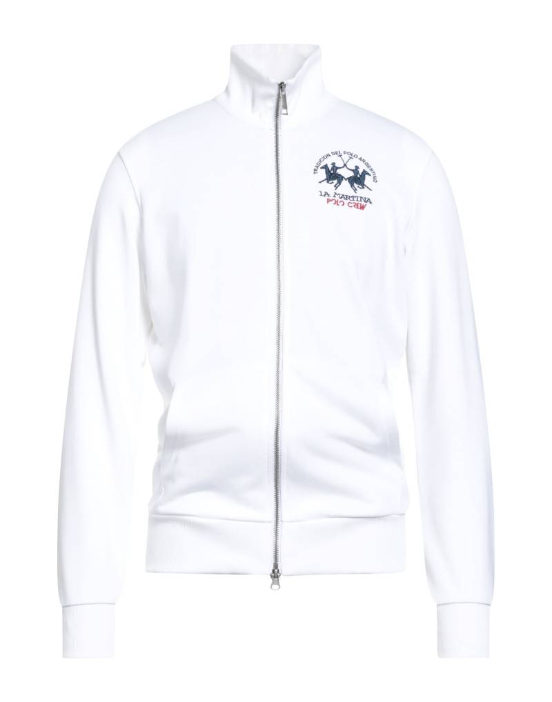 LA MARTINA Sweatshirt Herren Weiß von LA MARTINA