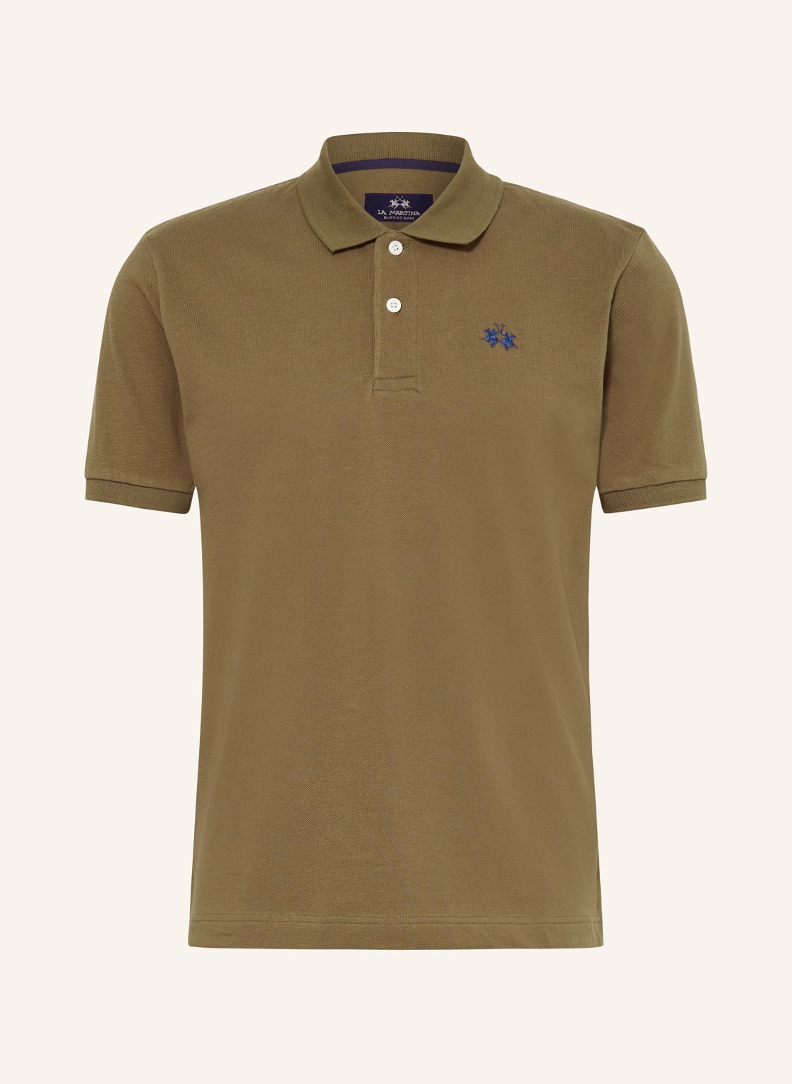 La Martina Piqué-Poloshirt Regular Fit gruen von LA MARTINA