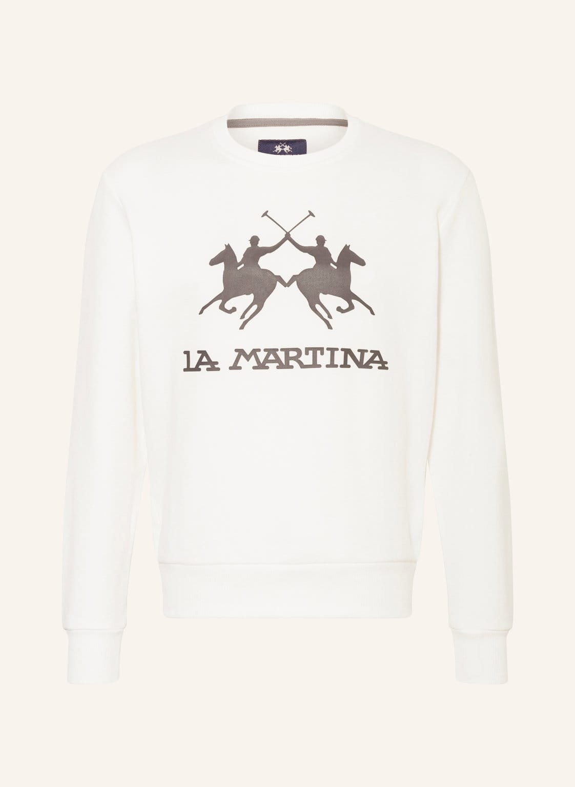 La Martina Sweatshirt weiss von LA MARTINA