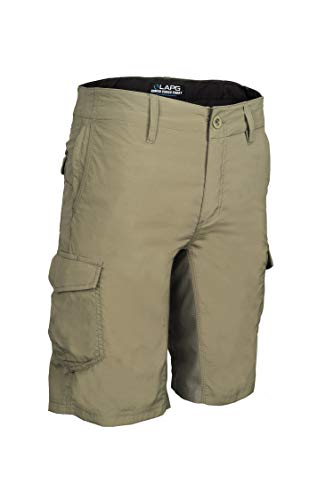 LA Police Gear Nomad Cargo Pocket Herren Boardshorts Cargo Boardshorts für Herren Taktische Boardshorts, OD, grün, 54 DE von LA Police Gear