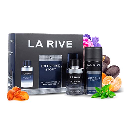 La Rive for Men Extreme Story Geschenkset EDT 75 ml + Deo Spray 150 ml Herren von LA RIVE