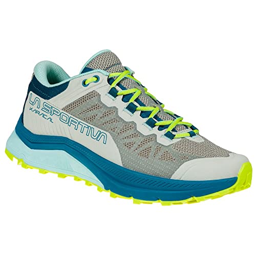 LA SPORTIVA W Karacal Blau - Komfortabler atmungsaktiver Damen Trailrunning Schuh, Größe EU 41 - Farbe Mineral - Ink von LA SPORTIVA