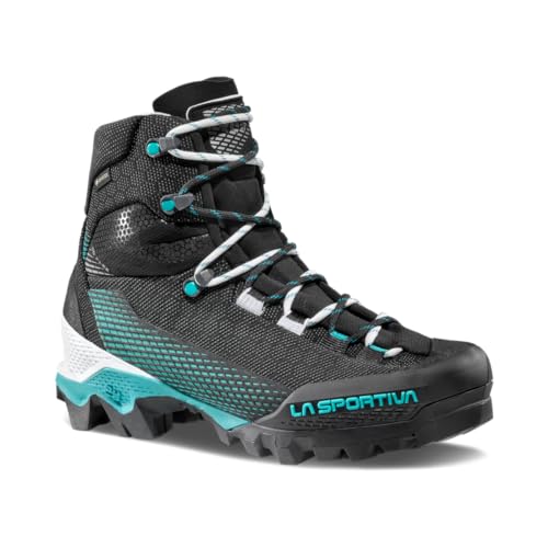 LA SPORTIVA Aequilibrium ST Woman GTX Bergschuhe Black/Aqua EU 38 von LA SPORTIVA