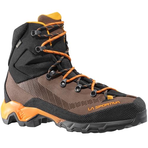 LA SPORTIVA Aequilibrium Trek GTX Bergschuhe Chocolate/Papaya EU 47 von LA SPORTIVA