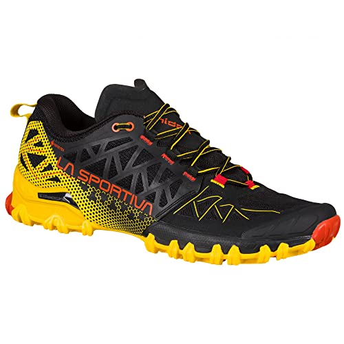 La Sportiva Herren Bushido Ii GTX Traillaufschuhe, Schwarz, Gelb 999100, 42.5 EU von LA SPORTIVA