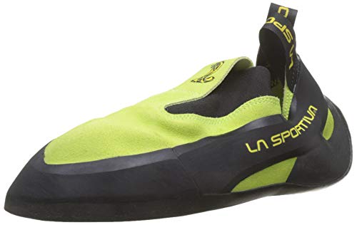 LA SPORTIVA Cobra Grün - Präziser enganliegender Leder Kletterschuh, Größe EU 43.5 - Farbe Apple Green von LA SPORTIVA